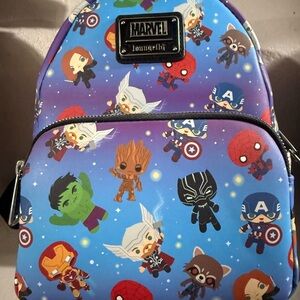 New Loungefly Marvel Avengers  Superhero Mini Backpack